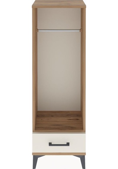 Arges Dolap Tek Raflı Tek Çekmeceli Tek Askılı 44x30x134 Çam-aytaşı Atlas Çam