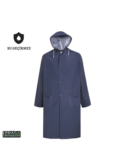 Izrasa Su Geçirmez İş Yağmurluğu 0.40 Mm Lacivert