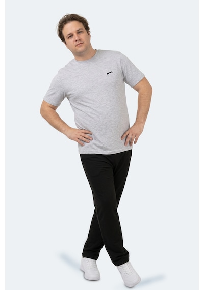 Slazenger Rosalva Jmb Erkek Büyük Beden Gri Tişört