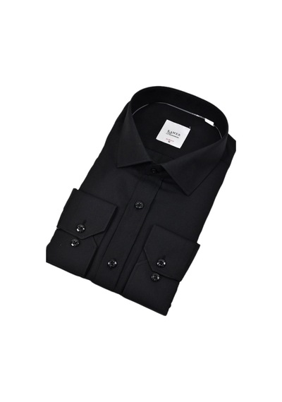 Erkek Slim Fitt Uzun Kol Gömlek 2290 Bgl-st04378 Siyah