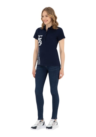 U.S. Polo Assn. Kadın Polo Yaka Tişört 1831928 Lacivert