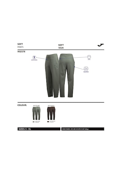 Joma 902378.583-10.4271 Breath Long Erkek Eşofman Altı Mor