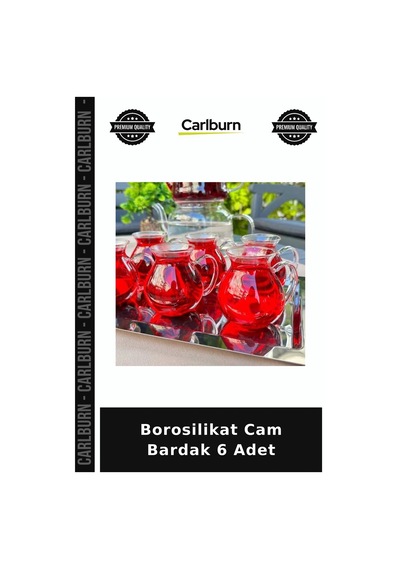Borosilikat Cam Bardak 6 Adet Çay Keyfi Kahve Seti Sofra Düzeni Diğer