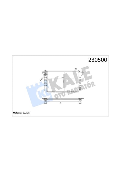 Kale-radyator Radyatör R12 Tl-tx-stw-toros 475x304x42 Süper 3 Sıra Ps Sistem 0501143ps 7702189027 7700571627 363660
