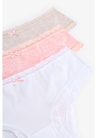 Penti Daily Lace3'lü Pamuklu Bej Hipster Külot