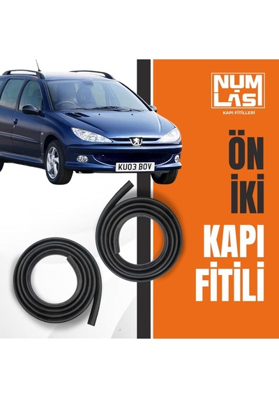 Peugeot 206 Station Wagon Ön İki Kapı Fitili-a Kalite-numlas-nm3694