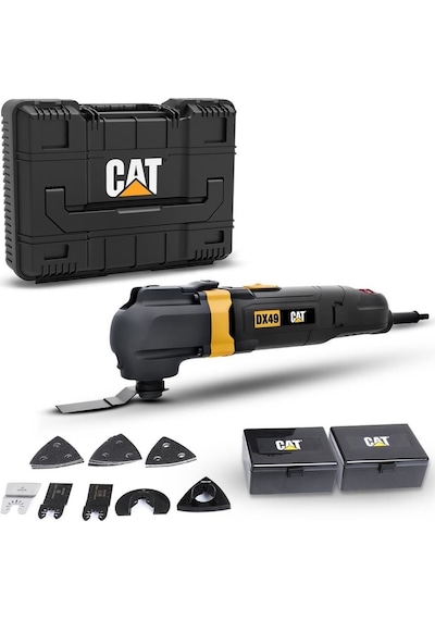 Cat Dx49.1 350watt Profesyonel Çok Amaçlı Devir Ayarlı Kesme Raspalama Ve Zımpara + 14 Adet Aksesuar