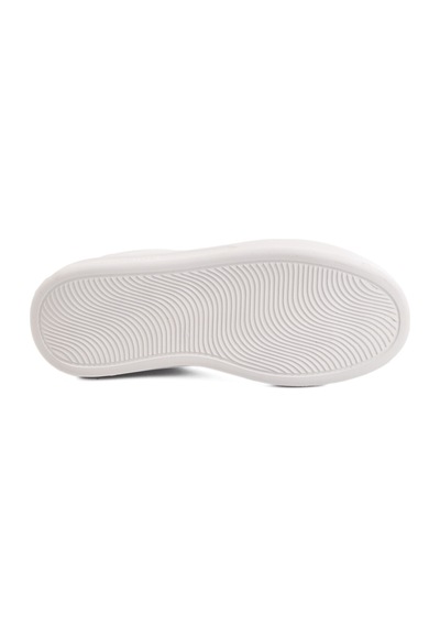 Beyaz Bağcıklı Kadın Sneaker 156 G Beyaz