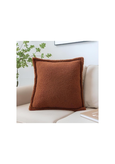 Enc Home Dolgulu Puffy Kırlent Kiremit