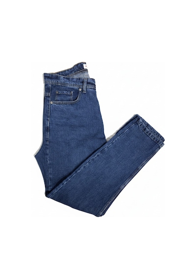 Myrab Denim Erkek Siyah Regular Fit Rahat Kesim Denim Zift Mavi Jeans Açık Mavi