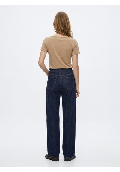 LTB Regular Fit U Yaka Basic Bej T-shırt