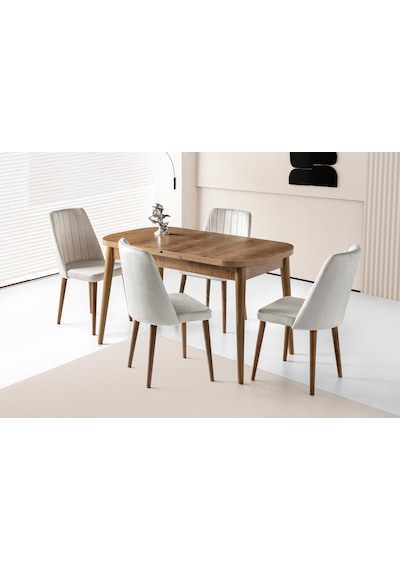 Venüs Milano Mdf Mutfak Masa Sandalye Takımı 80x130