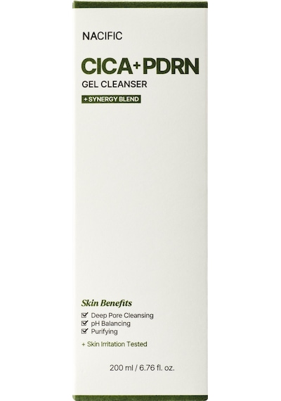 NACIFIC Cica PDRN Gel Cleanser 200 ml , Hassas Ciltler İçin Nazik Jel Temizleyici , Bariyer