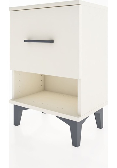 Arges Komodin Tek Çekmeceli 44x30x64 Aytaşı-aytaşı Aytaşı