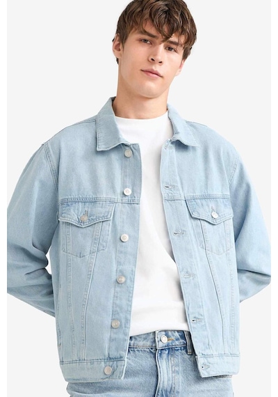 Defacto Regular Fit Jean Ceket F4741ax25aunm39 Mavi