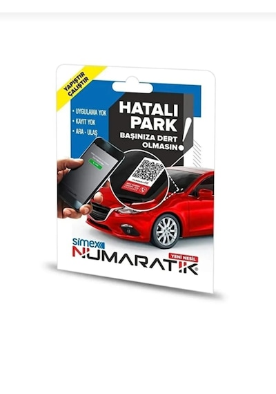 Hatalı Park Orkod Okuyucu Sticker