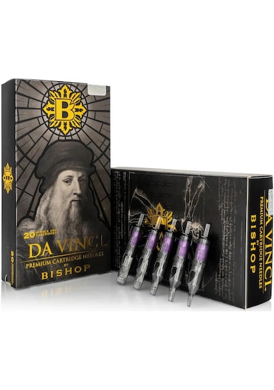 Bishop Davinci V2 0803 Rslt Round Shader Long Taper Kartuş Dövme İğnesi