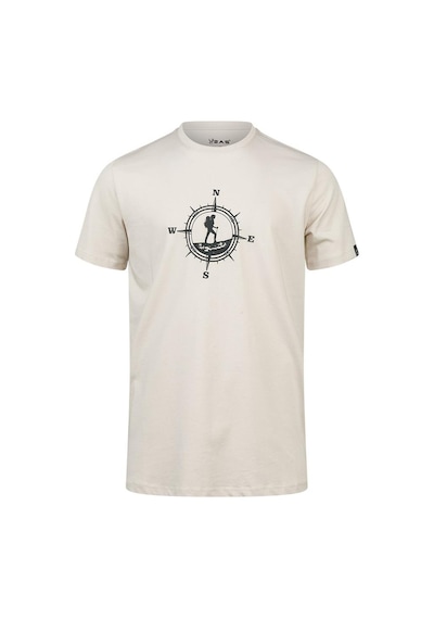 2as Alex Baskılı Erkek Sıfır Yaka T-shirt Kum