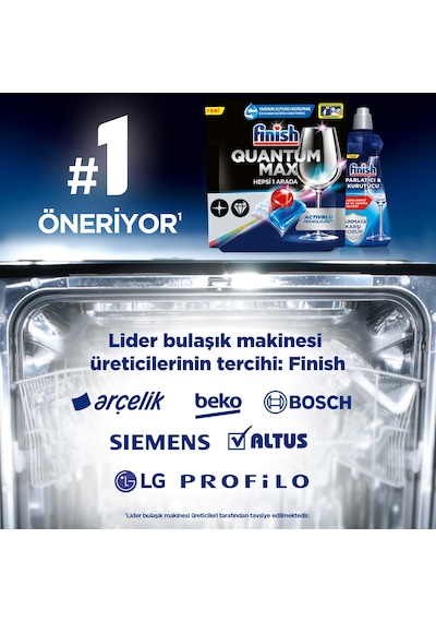 Finish Quantum Max Bulaşık Makinesi Kapsülü 85 Tablet