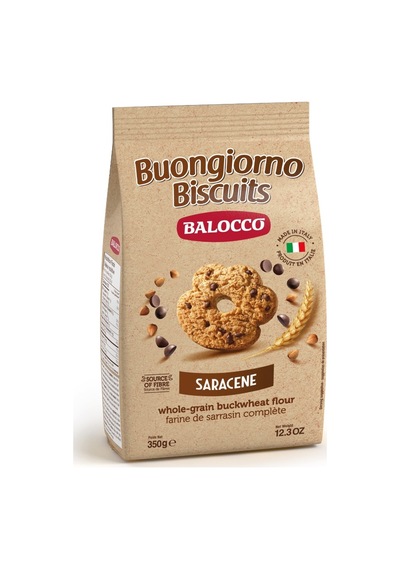 2 Adet Balocco Saracene Tam Buğdaylı Bitter Çikolatalı Bisküvi 350 G