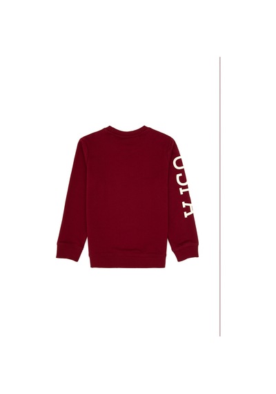 U.S. Polo Assn. Erkek Çocuk Bordo Bisiklet Yaka Basic Sweatshirt 50313831-VR014 U.S. Polo Assn. Erkek Çocuk Bordo Bisiklet Yaka Basic Sweatshirt 50313831-VR014