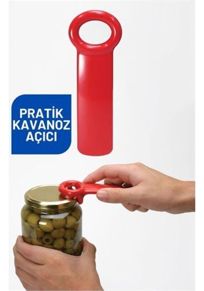 Blaise Ergonomik Kavanoz Açacağı 715704 Kırmızı Diğer
