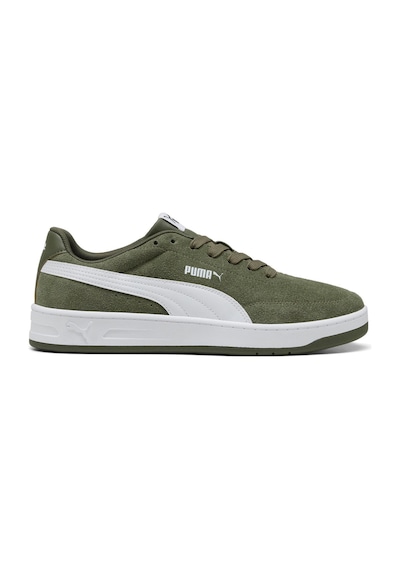 Puma Court Classic Clean Sd Yeşil Erkek Sneaker 000000000102714305 Yeşil-beyaz