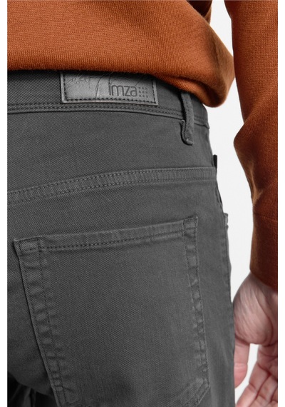 İmza Antrasit 5 Cep Düz Paça Gabardin Slim Fit Pamuklu Pantolon 1003260318