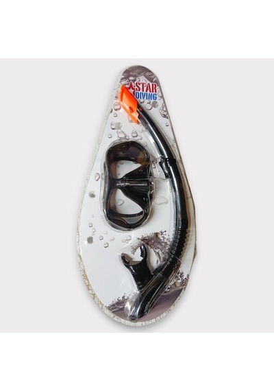 Star Diving Dalış Maskesi Ve Snorkel Yetişkin - 51714-siyah Çok Renkli