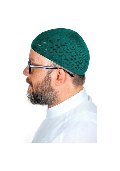 Mercan Namaz Takkesi Açık Yeşil 12 Adet