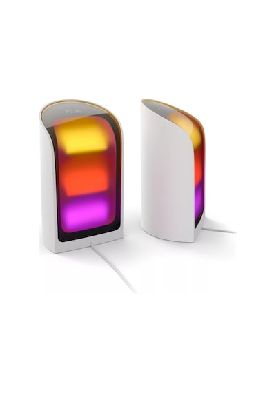 Philips Hue Flare 2'li Paket Akıllı Duvar Aydınlatma - Beyaz Rgb - Ayarlanabilir Renk Sıcaklığı Ve Parlaklık