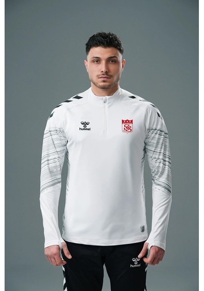 Hummel Line Sivasspor Antrenman Eşofman Üstü Beyaz