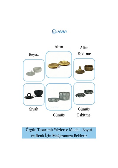 Dekoratif Kapaklı Kutu Çok Amaçlı Kutu Takı Kutusu Model 18 - Altın Eskitme