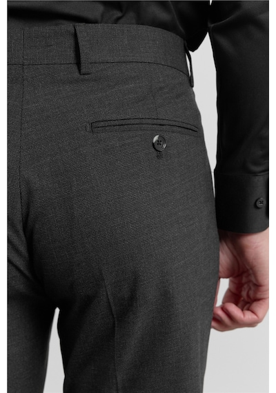 İmza Siyah - Antrasit Yan Cep Kazayağı Desen Slim Fit Esnek Classic Pantolon 1003255174 İmza Siyah - Antrasit Yan Cep Kazayağı Desen Slim Fit Esnek Classic Pantolon 1003255174