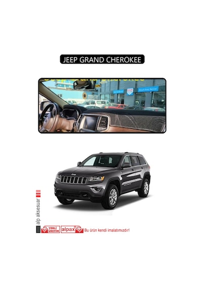 Jeep Grand Cherokeetorpido Koruma Halısı Siyah Kenar