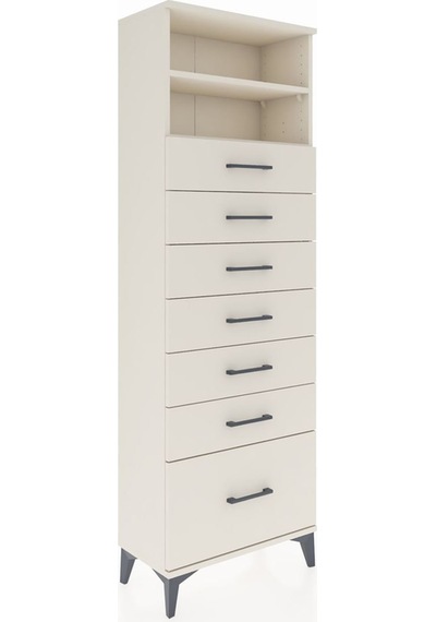 Arges Dolap 2 Raflı 7 Çekmeceli 60x30x182 Aytaşı-aytaşı Aytaşı
