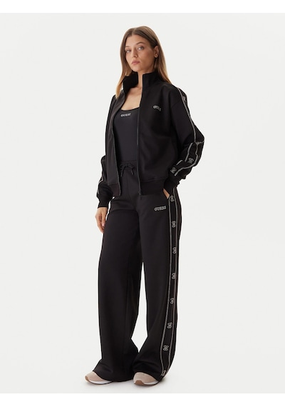 Guess Octavia Kadın Aktif Palazzo Fit Kadın Eşofman Altı V5bb12kcx22 Siyah