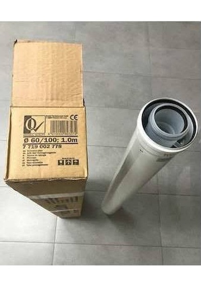 Bosch- Buderus Yoğuşmalı Kombi Baca Uzatması - 100 Cm