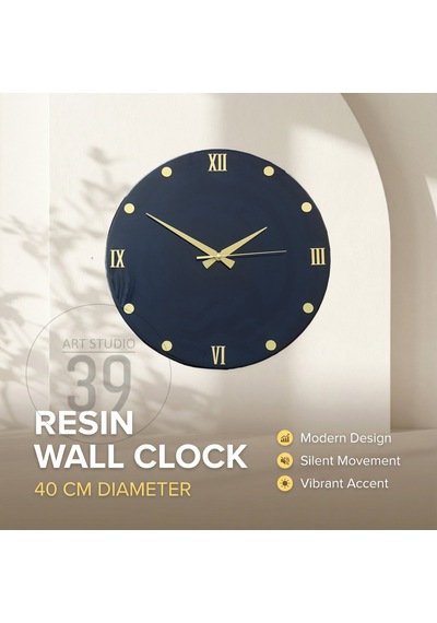 Dekoratif Epoksi Duvar Saati 40 Cm, Lacivert Altın Detaylı, Sessiz Mekanizma, Modern Lüks Ev Dekoru, Yeni Ev Hediyesi Lacivert - Sarı Dekoratif Epoksi Duvar Saati 40 Cm, Lacivert Altın Detaylı, Sessiz Mekanizma, Modern Lüks Ev Dekoru, Yeni Ev Hediyesi Lacivert - Sarı