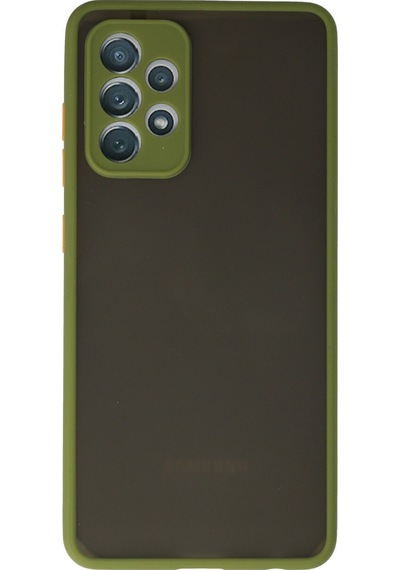 Galaxy A72 Kılıf Montreal Silikon Kapak - Yeşil