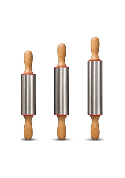 Deconox Bambu Saplı Paslanmaz Çelik Merdane, Küçük 27 Cm Orta 30 Cm Büyük 34 Cm Boy Seçenekli Hamur Açma Merdanesi Çok renkli Deconox Bambu Saplı Paslanmaz Çelik Merdane, Küçük 27 Cm Orta 30 Cm Büyük 34 Cm Boy Seçenekli Hamur Açma Merdanesi Çok renkli