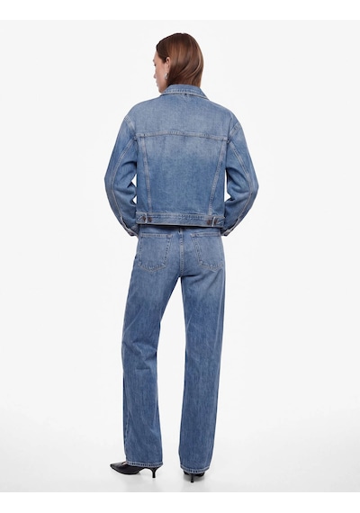 Koton Denim Açık İndigo Kadın Ceket 7wal50009md