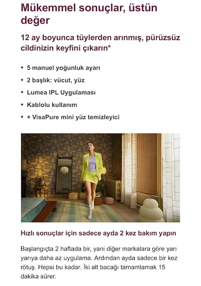 Philips Premium Lumea Advanced Ipl Lazer Epilasyon Seti Philips Premium Lumea Advanced Ipl Lazer Epilasyon Seti
