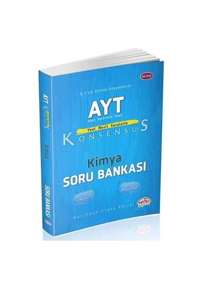 Ayt Kimya Soru Bankası Konsesüs - Editör Yayınevi