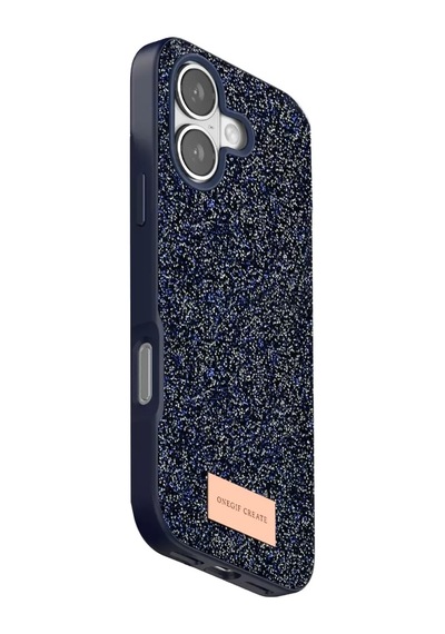 Onegif Apple iPhone Uyumlu 17 Bright Simli Kapak - Mavi Bzsxx00 1