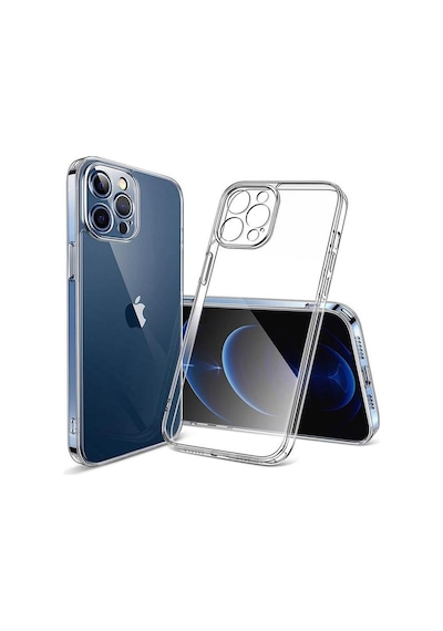 Apple Uyumlu iPhone 14 Pro Max Şeffaf Silikon Kılıf Esnek Darbe Emici Ultra İnce Şeffaf Telefon Koruyucu Kapak