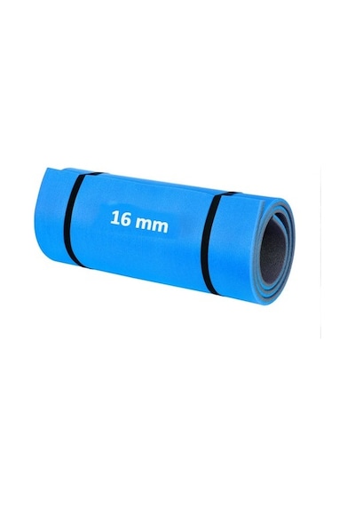 Çocuk Oyun Minderi 16 Mm - 180 X 60 Cm - Çift Taraflı Mavi-Siyah
