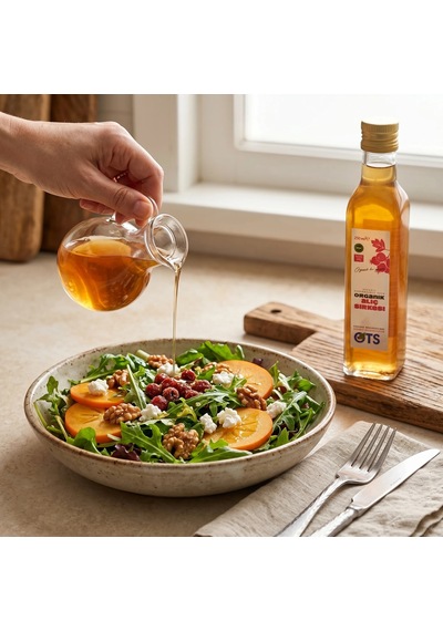 Ots Organik Alıç Sirkesi 250 ml (Organik Sertifikalı, Pestisit Analizli)