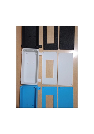Arduino Genel Amaçlı Proje Kutusu Arduino Mega Ve Diğerlerine Uygun Çift Kapaklı Mavi Renk 175 80 35 Mm