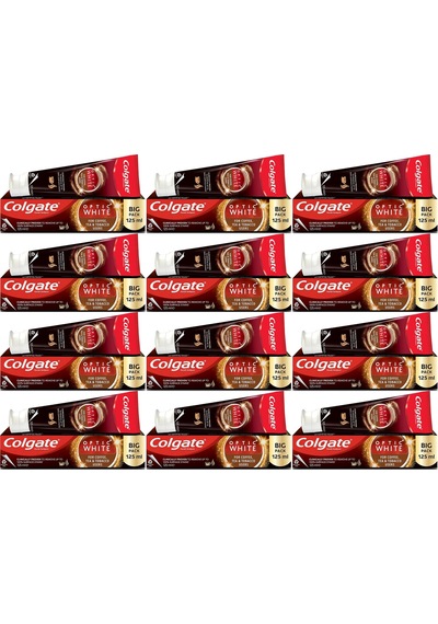 Colgate Diş Macunu Optic White 125ml Çay-kahve-sigara 12 Li Set
